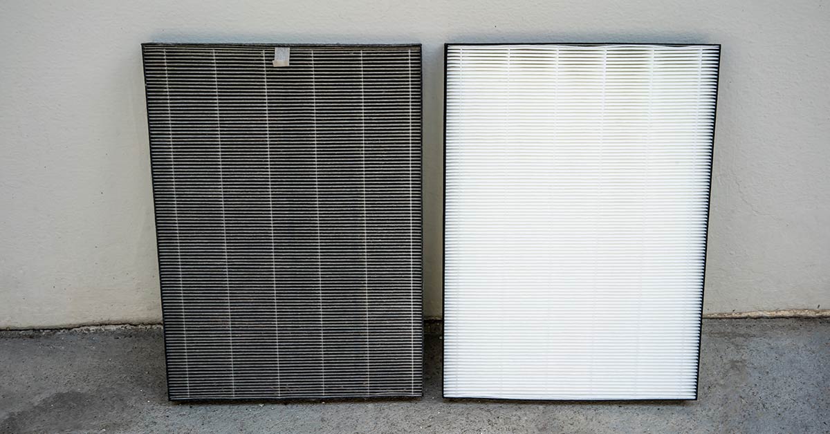 Air Filters Before & After