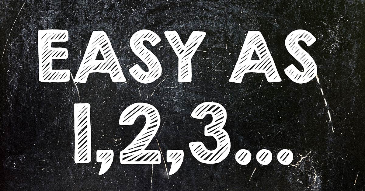 Easy As 1-2-3